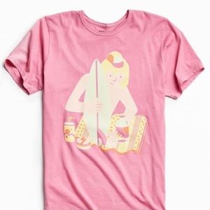Mowgli Urban Outfitters Giant Surf Pink Tee